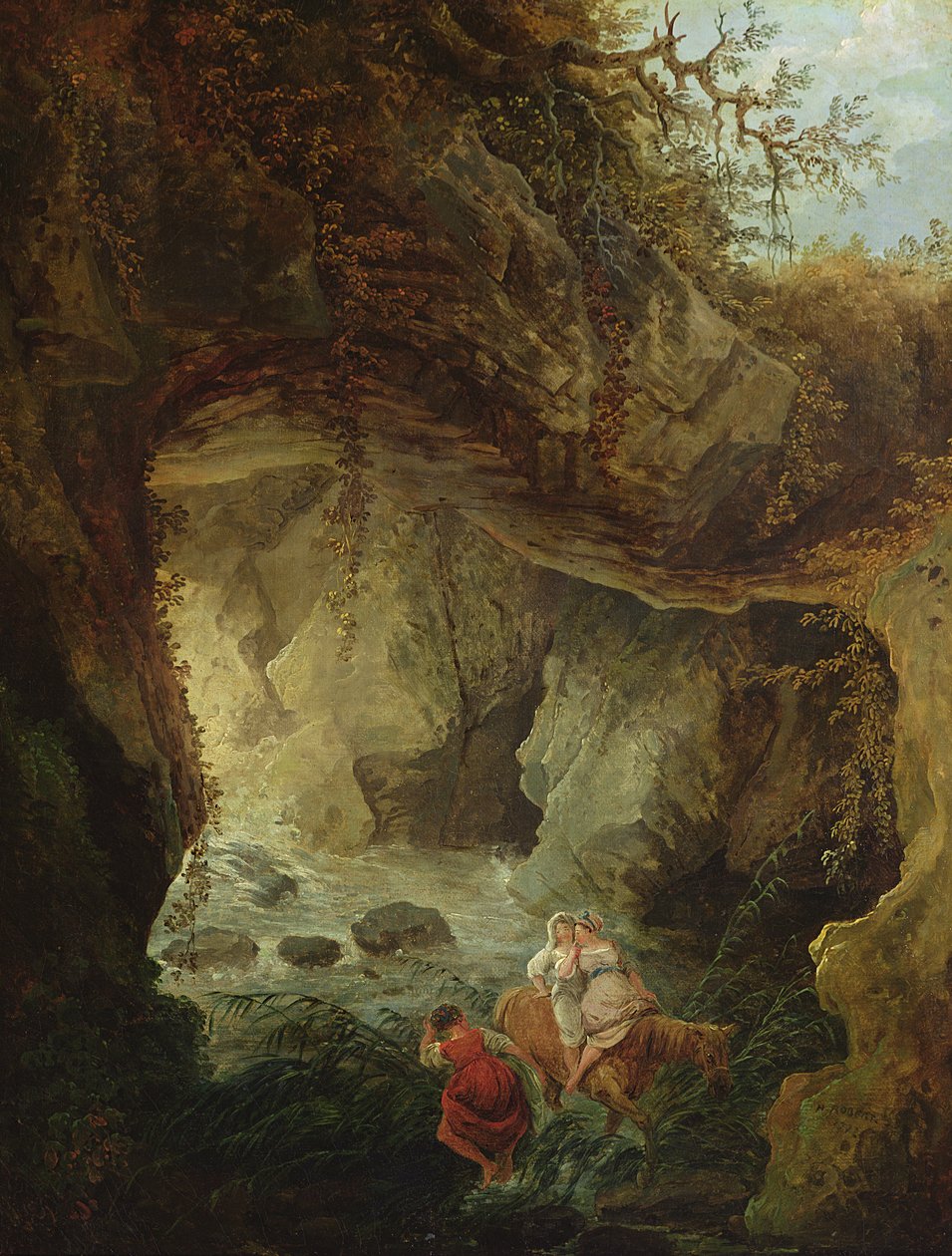 Grottan, 1772 av Hubert Robert