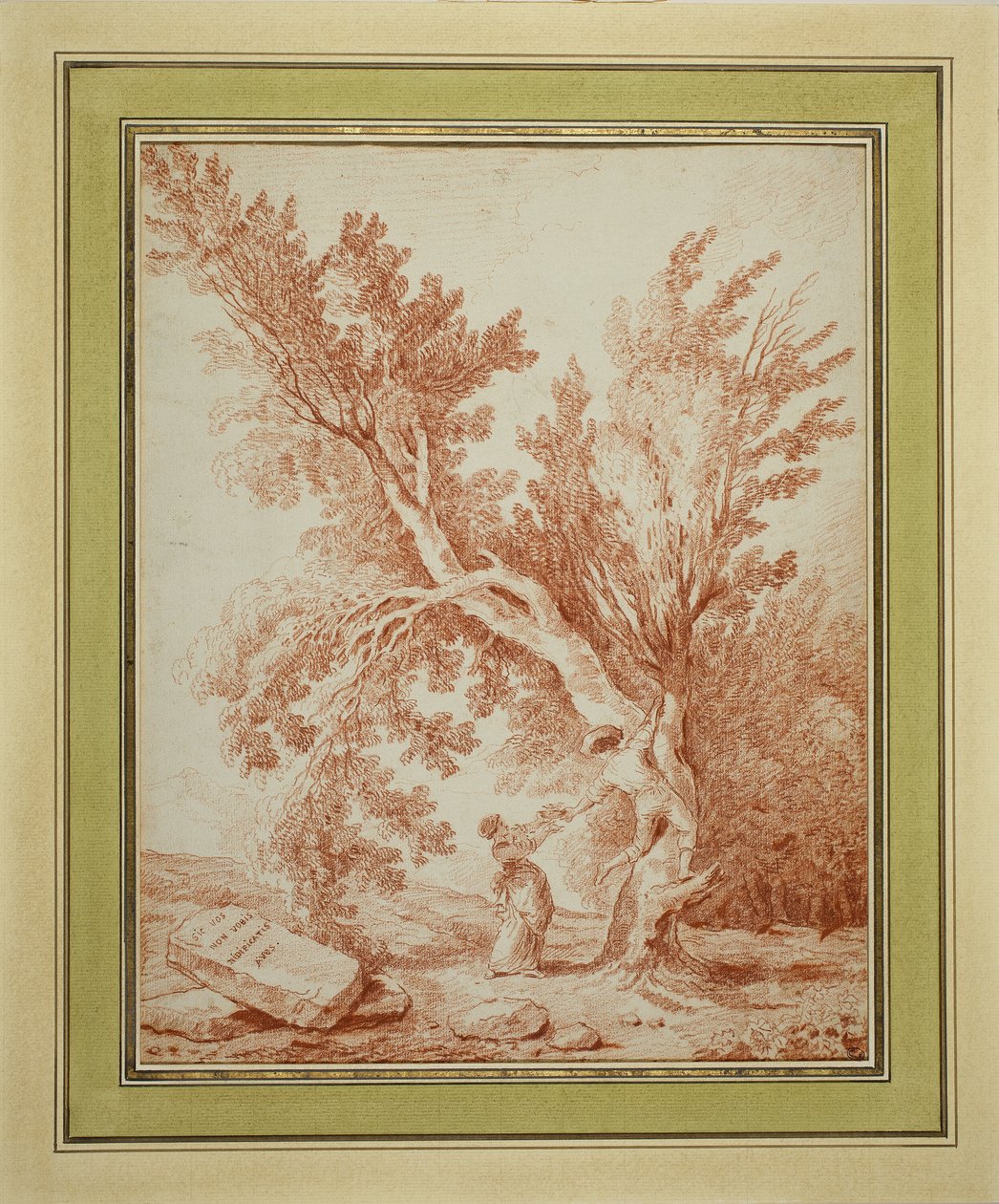 Nestplundraren av Hubert Robert