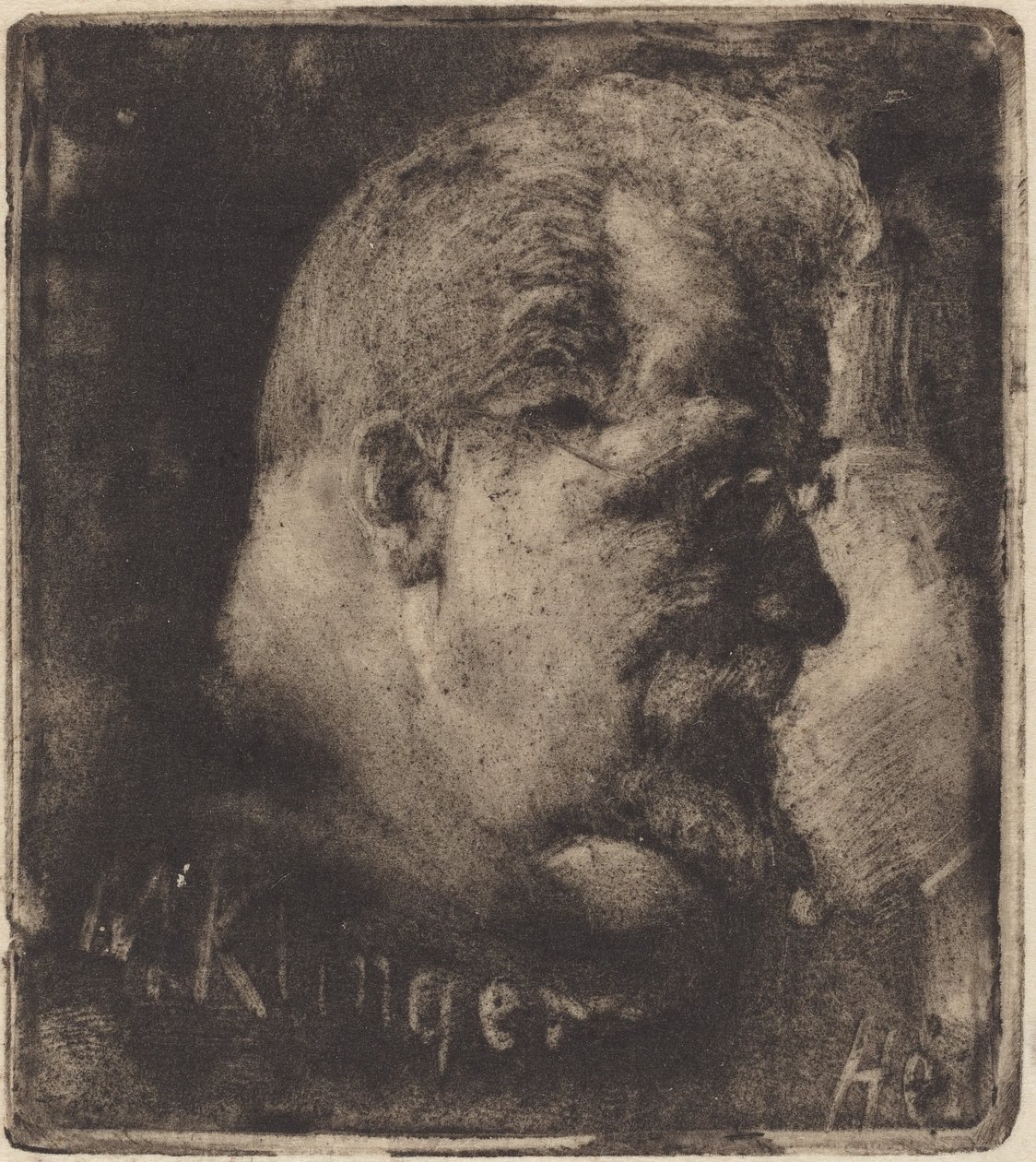 Max Klinger av Hubert von Herkomer