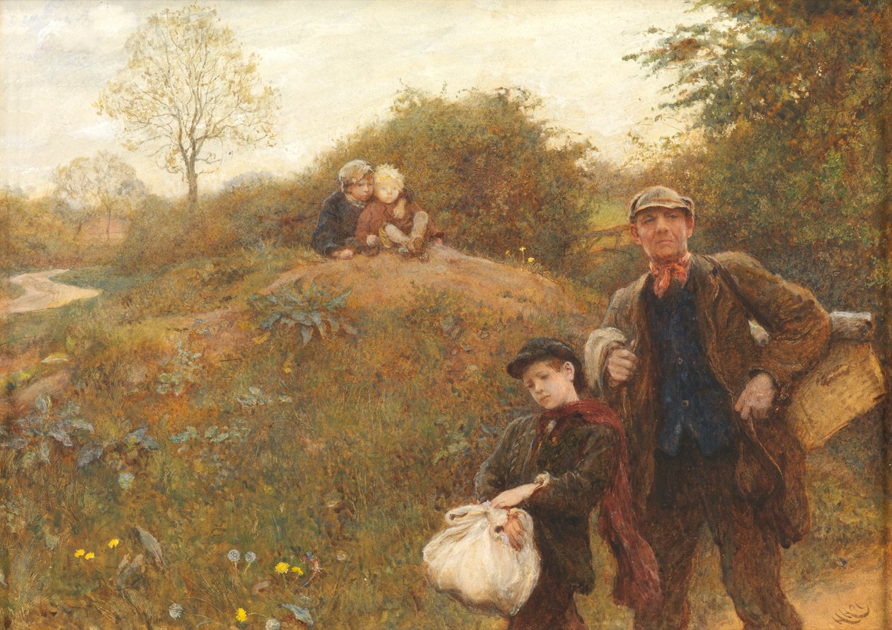 Går vidare, 1891 av Hubert von Herkomer