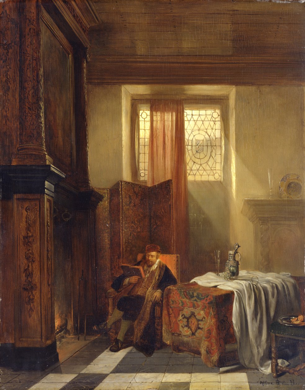 Filosofen, 1844 av Hubertus van Hove