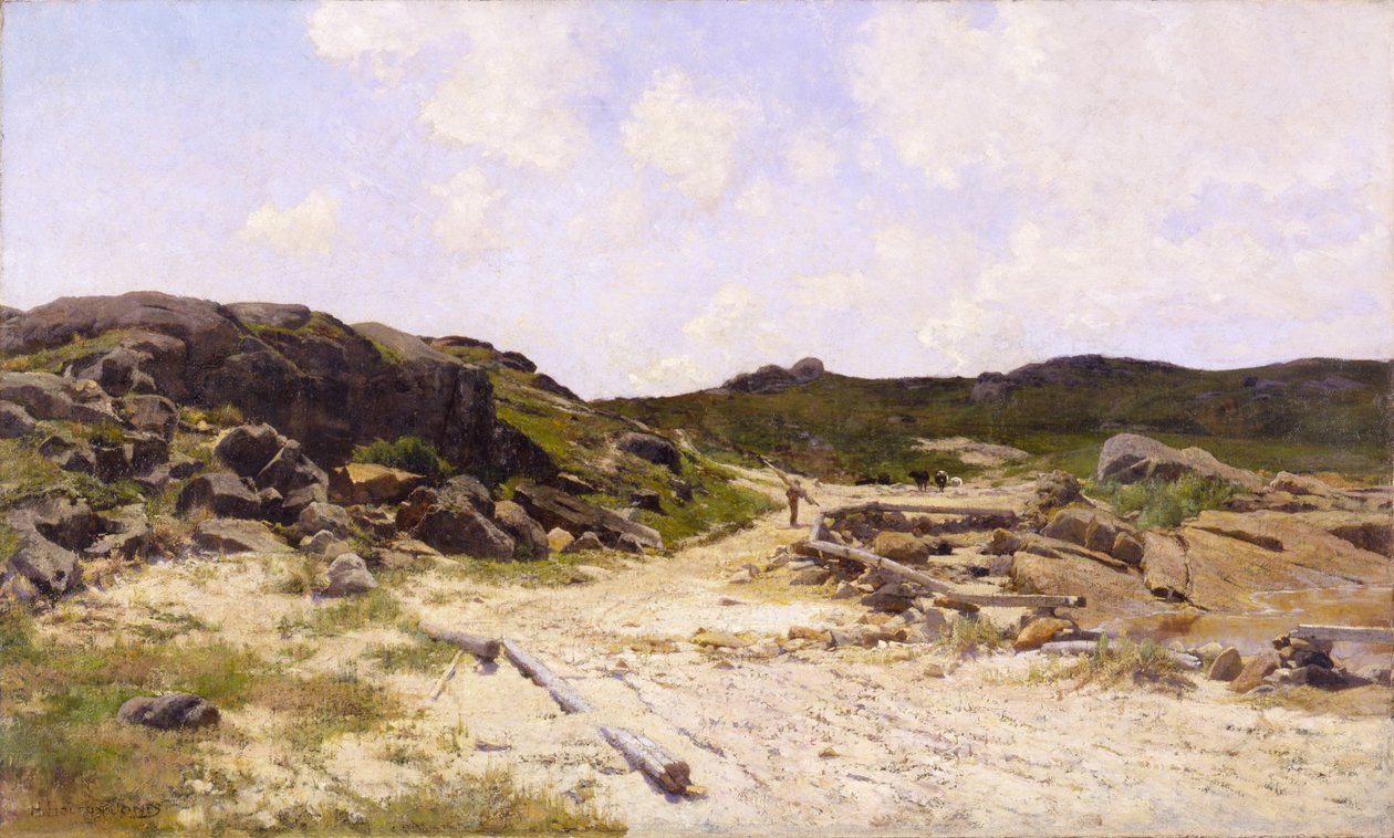 Lighthouse Beach, Annisquam, ca. 1887. av Hugh Bolton Jones