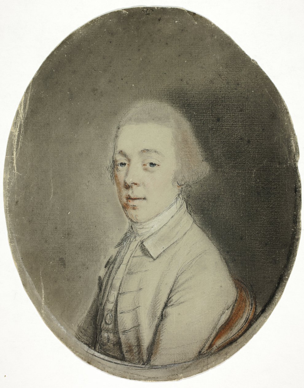 Porträtt av en man av Hugh Douglas Hamilton