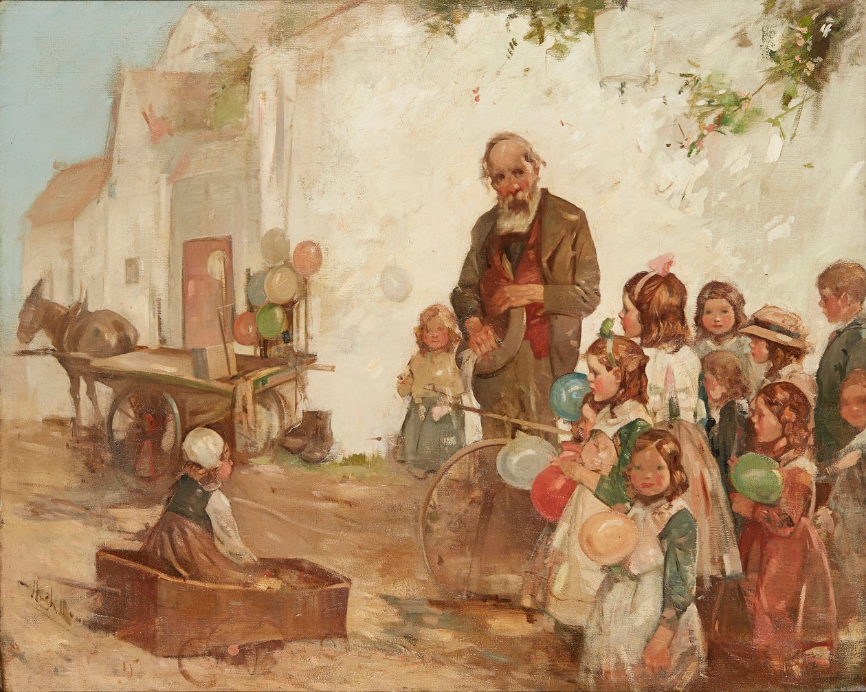 The Gundy Man (olja på duk) av Hugh Munro