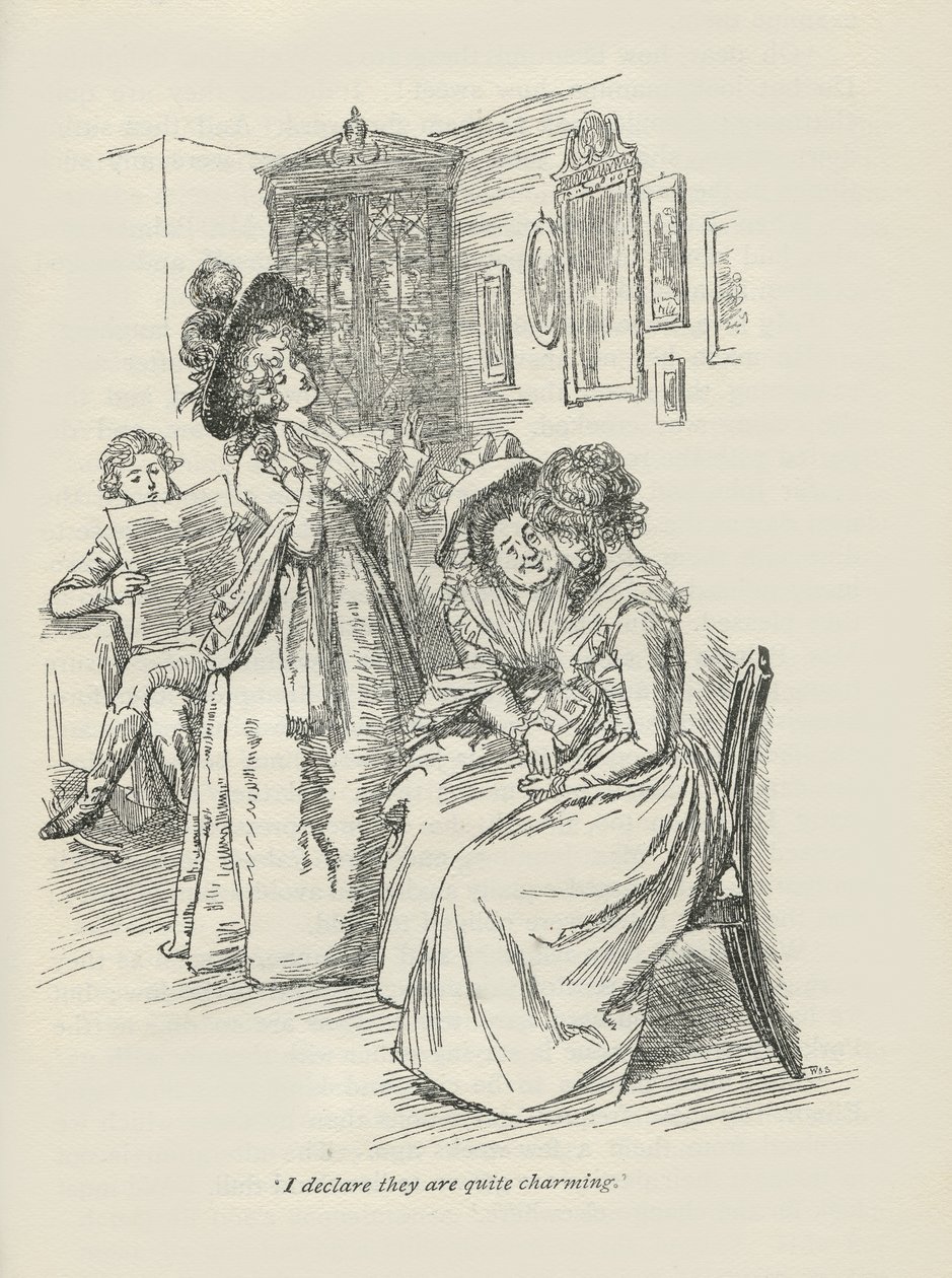 Jag förklarar att de är ganska charmiga, 1896 av Hugh Thomson