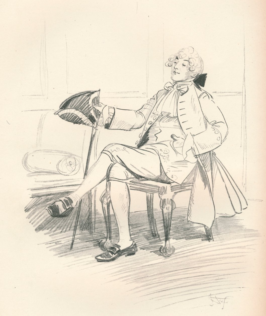 The Fop, c1917 av Hugh Thomson