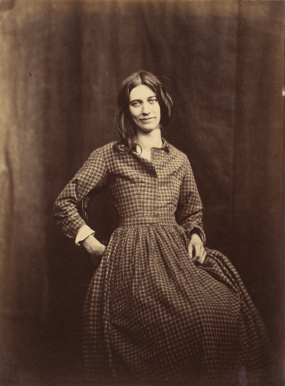 Patient, Surrey County Lunatic Asylum, 1850-58. av Hugh Welch Diamond