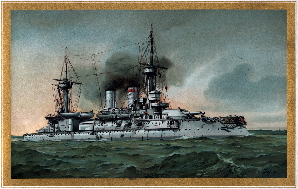 S.M. Linienschiff Kurfürst Friedrich Wilhelm av Hugo Graf