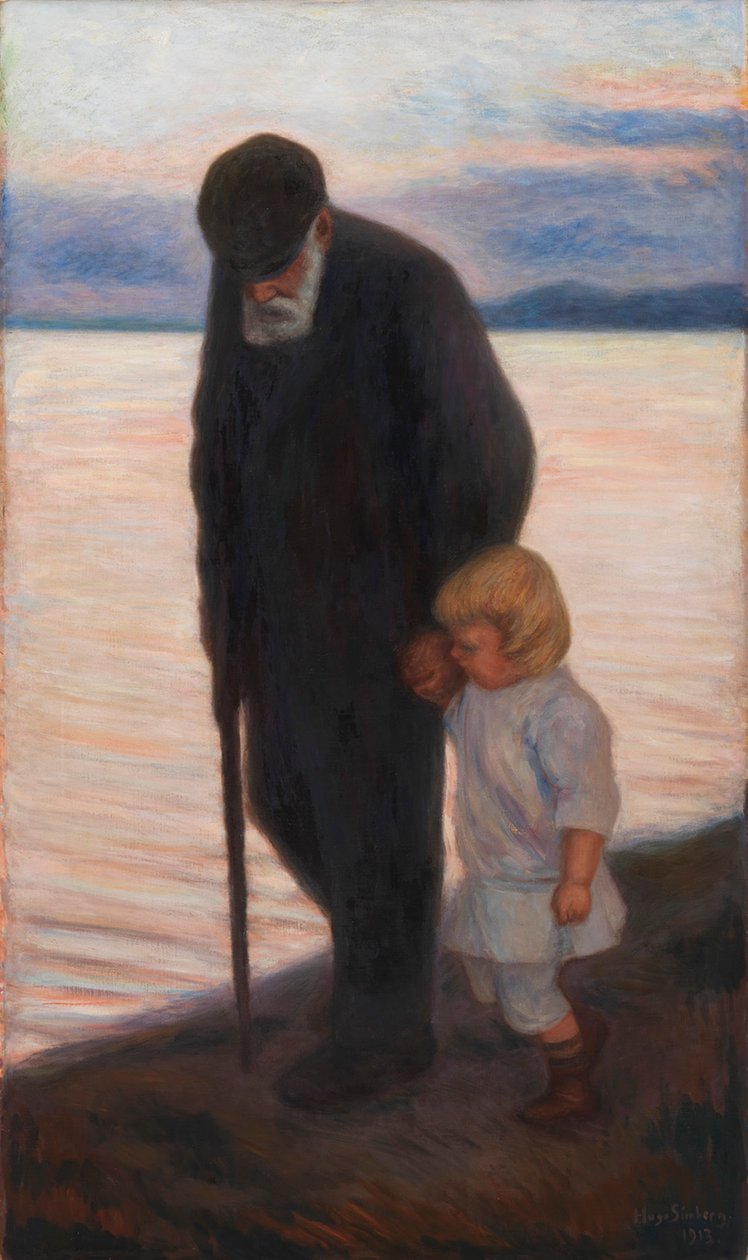  Iltaa kohtinEnglish: Towards the EveningnSvenska: Mot kvalln  av Hugo Simberg