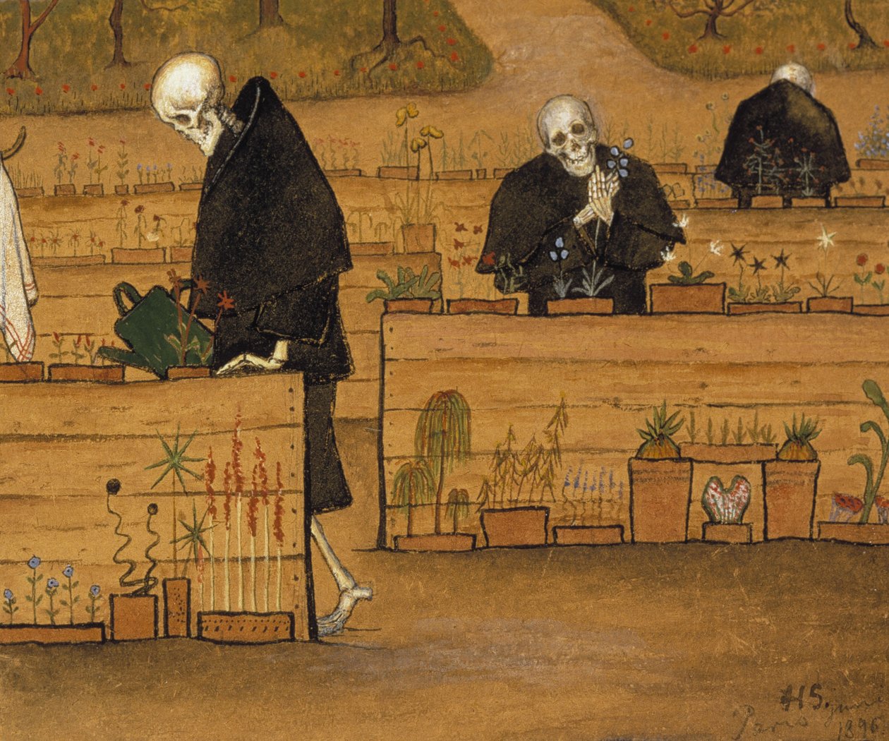 Dödens trädgård av Hugo Simberg