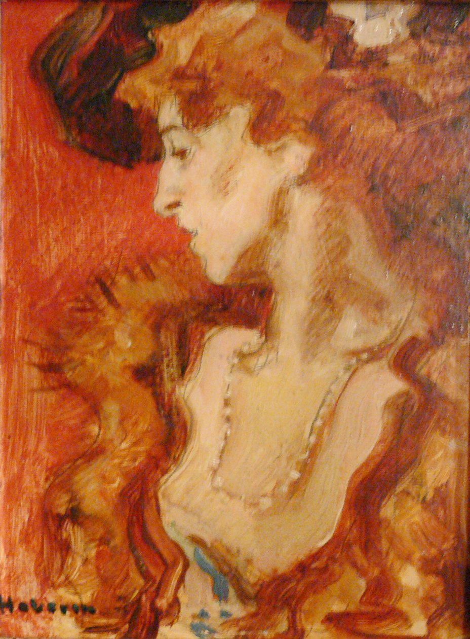  Die rote Dame.nEnglish: The Red Lady or The Lady in Red.nFrancais : La Dame rouge or La Dame en rouge.n av Hugo von Habermann