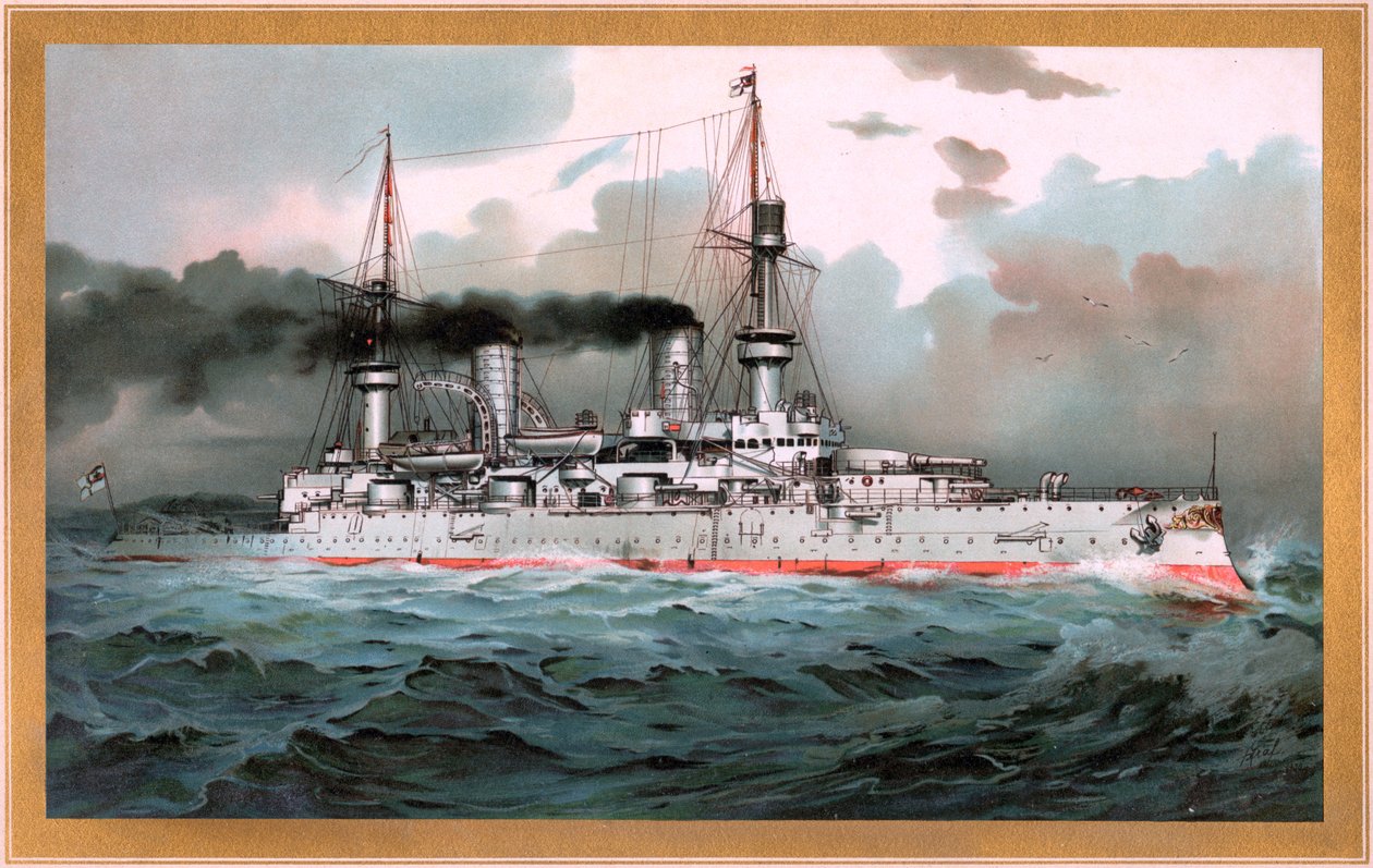 S.M. Slagskeppet Kaiser Wilhelm II av Hugo Graf