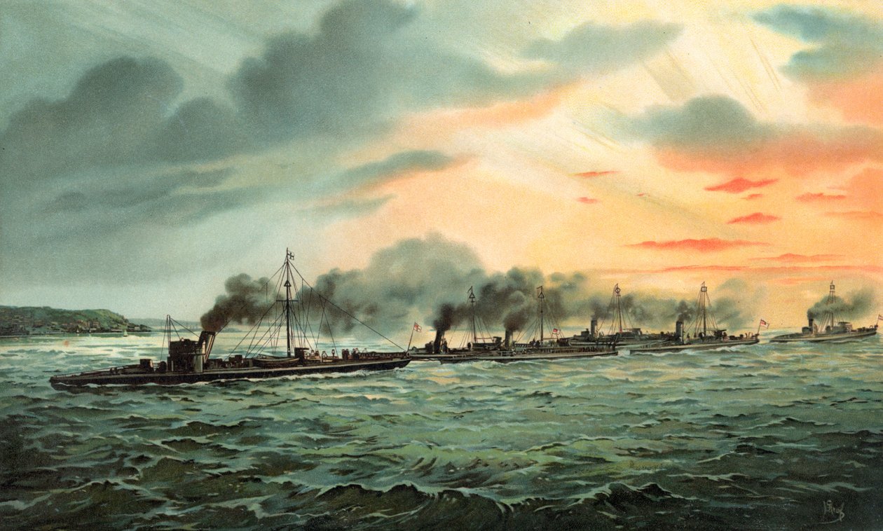 S.M. Torpedbootsdivision av Hugo Graf