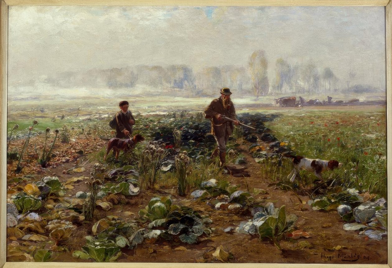 Höstmorgon av Hugo Muhlig