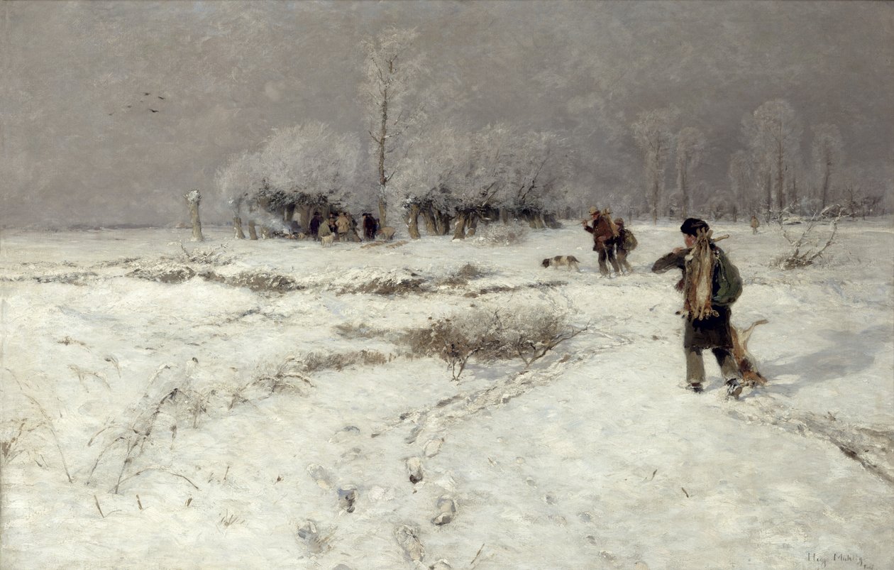 Jakt i snön av Hugo Muhlig