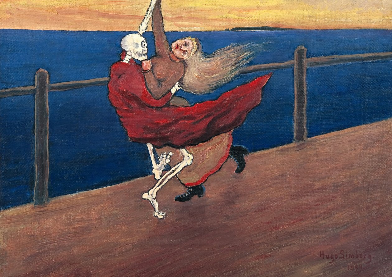 Dödsdansen av Simberg, Hugo (1873-1917) av Hugo Simberg