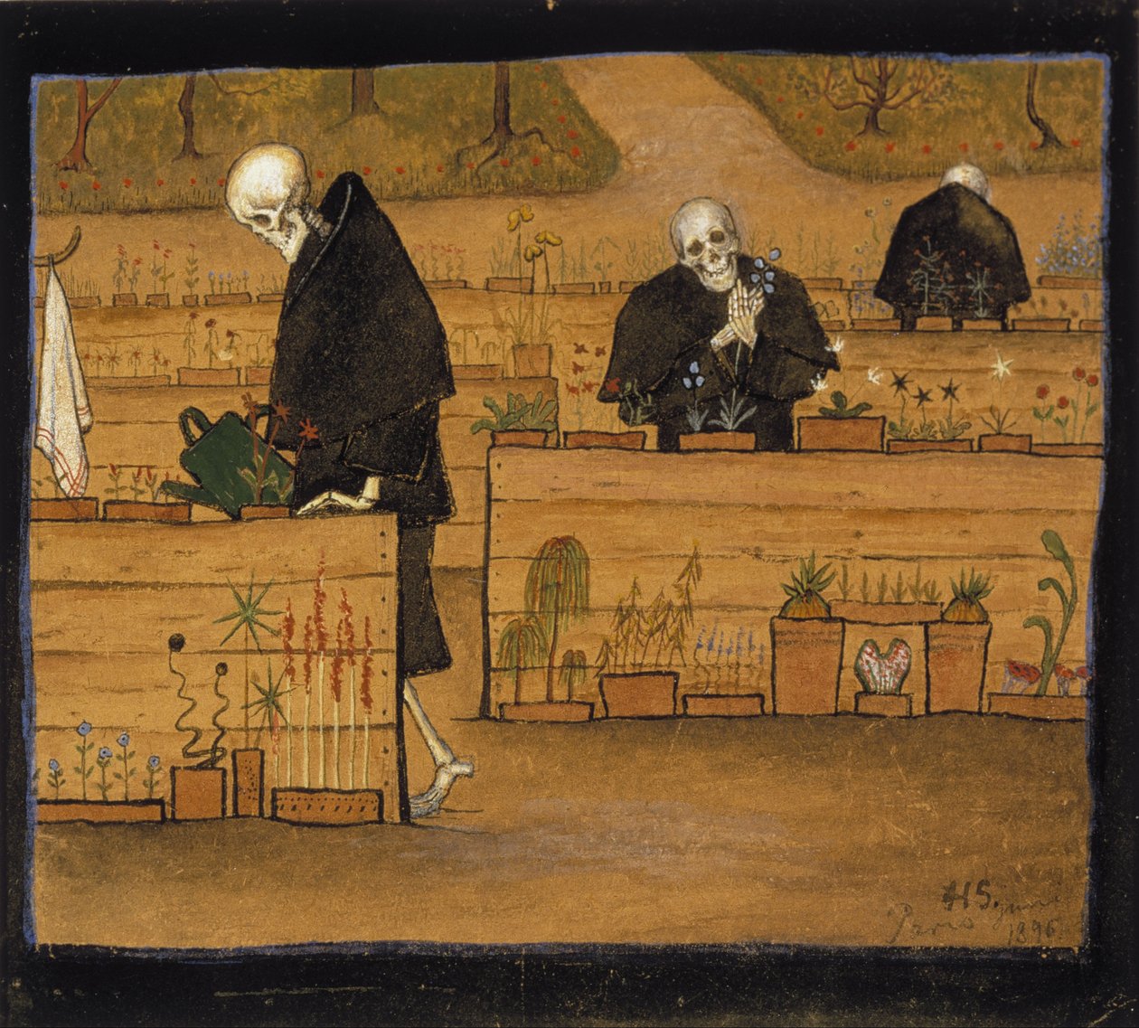 Dödens trädgård av Hugo Simberg
