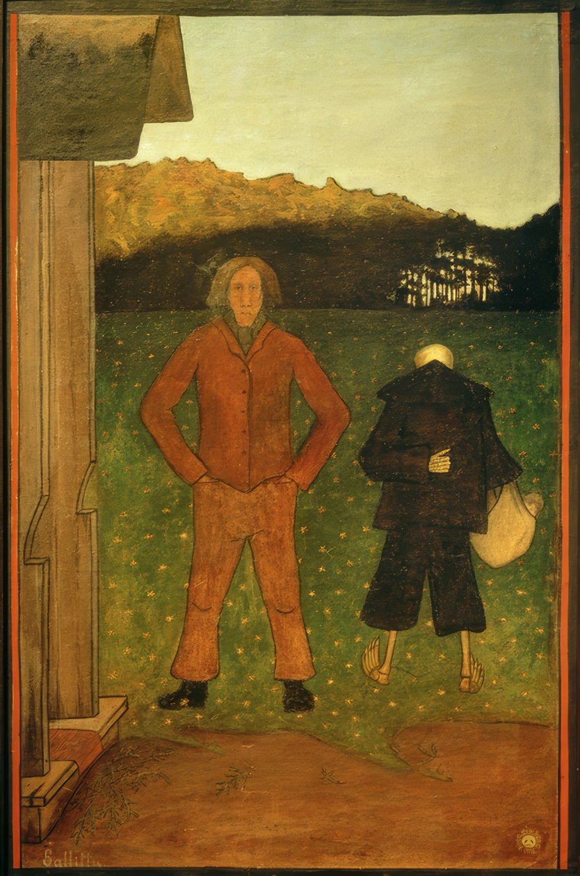 Döden och bonde av Hugo Simberg