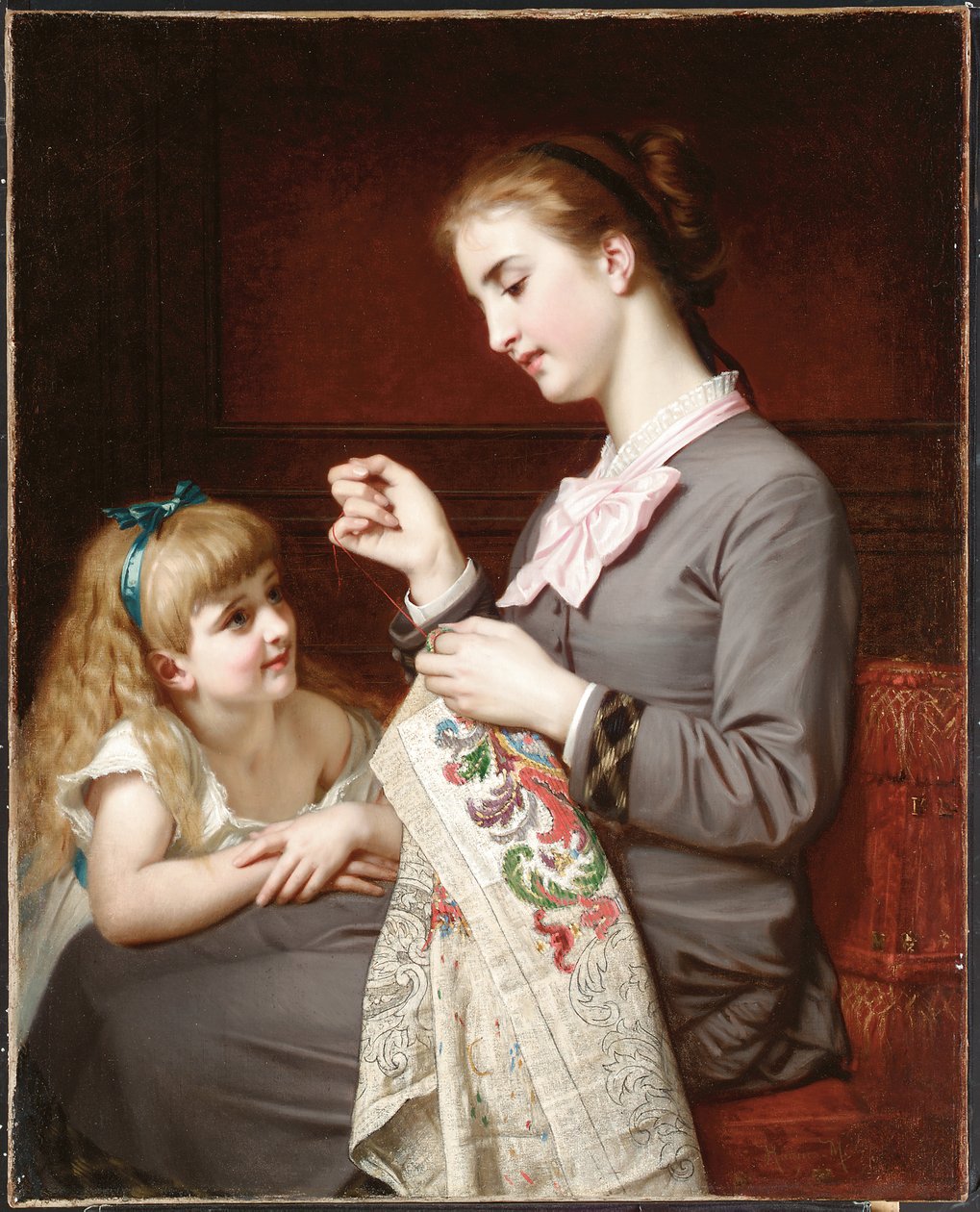 Broderi lektionen av Hugues Merle