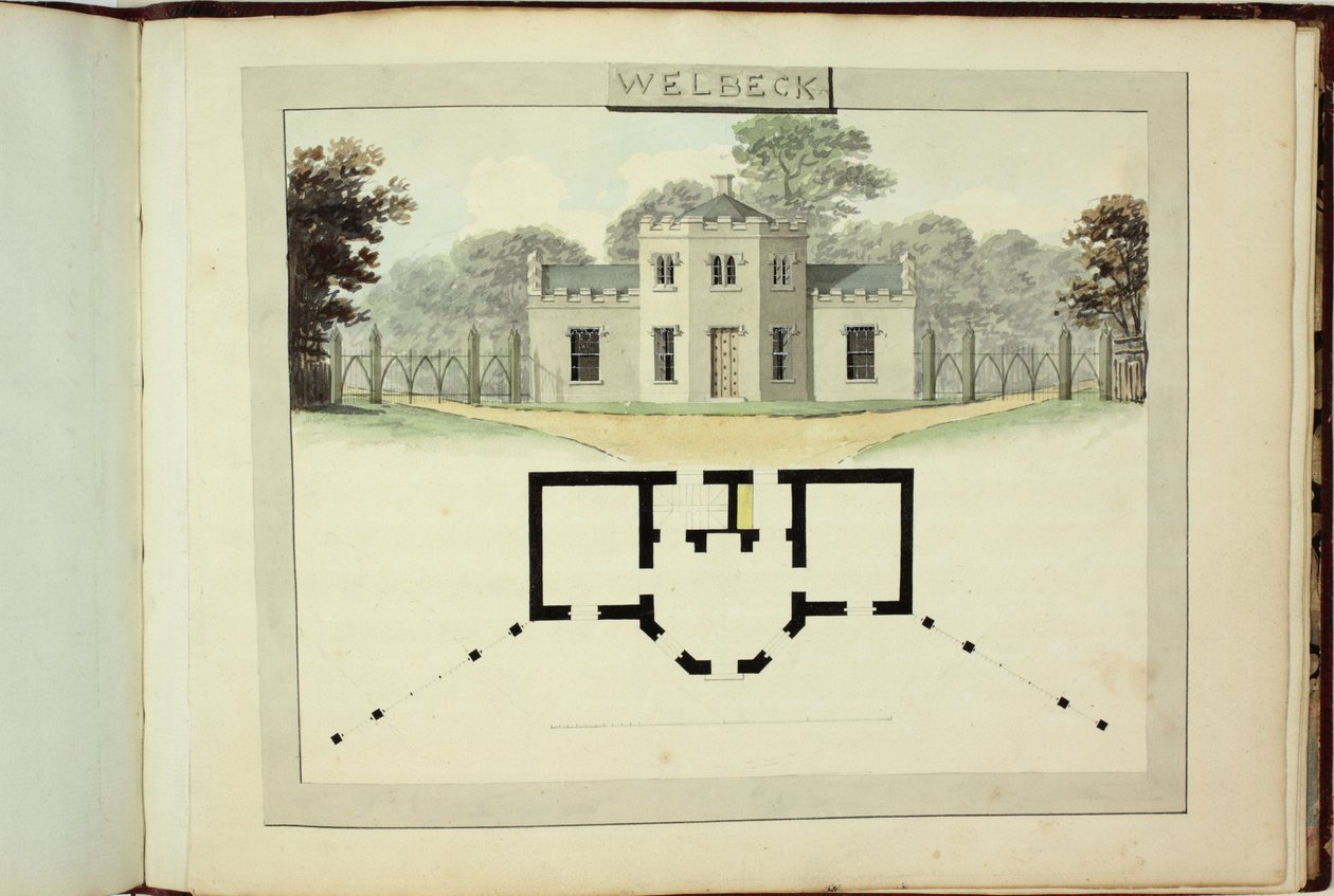 Röd bok: Welbeck av Humphry Repton