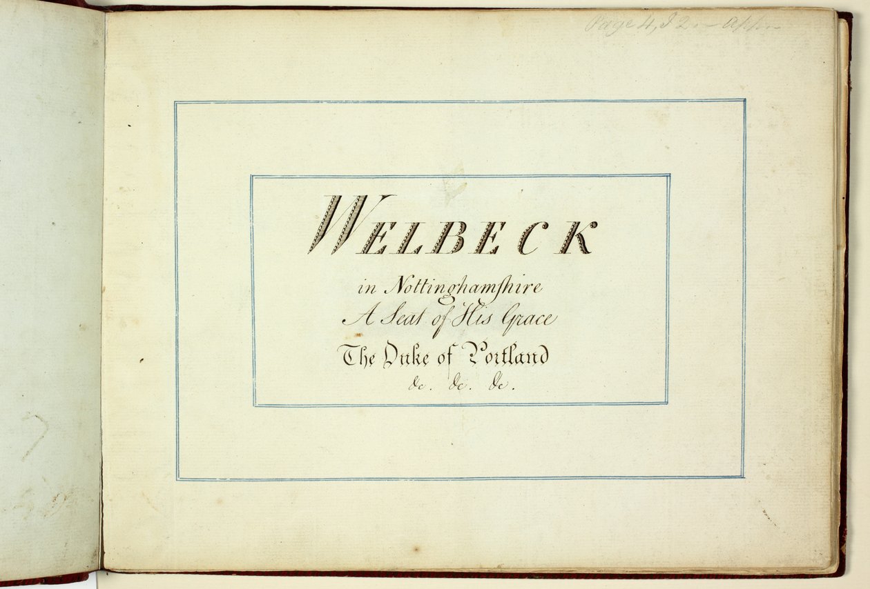 Röd bok: Welbeck av Humphry Repton