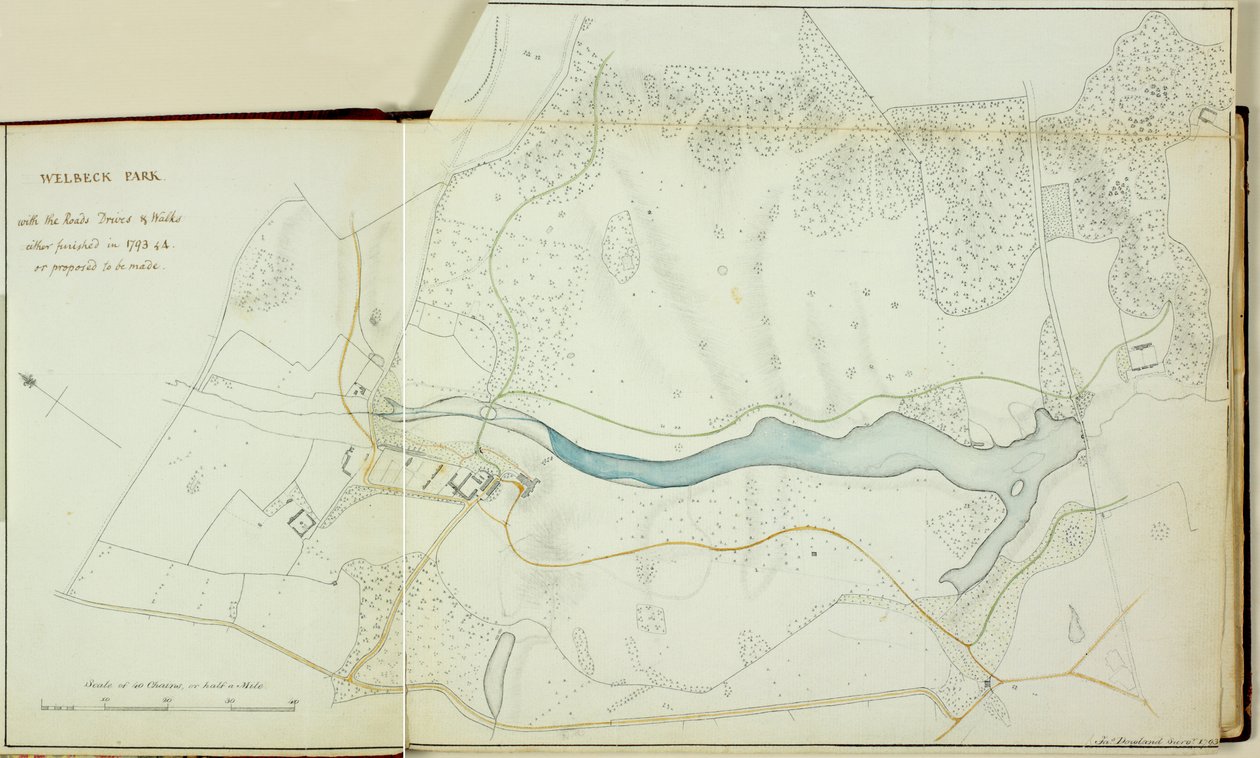 Röd bok: Welbeck av Humphry Repton