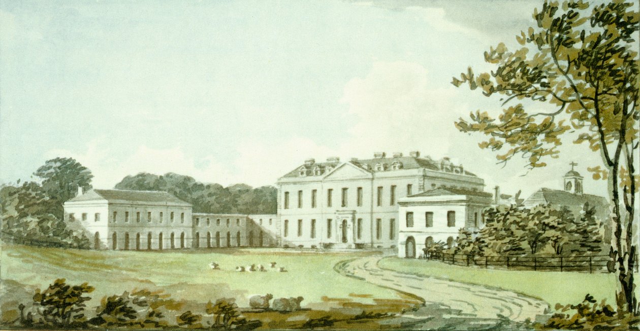 Röd bok för Sheringham Hall, ca 1812 av Humphry Repton