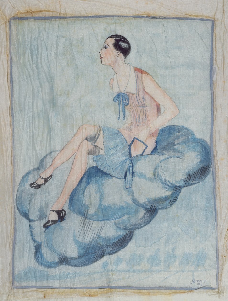 La Garconne, ca. 1925-30 (målat siden) av Hungarian School