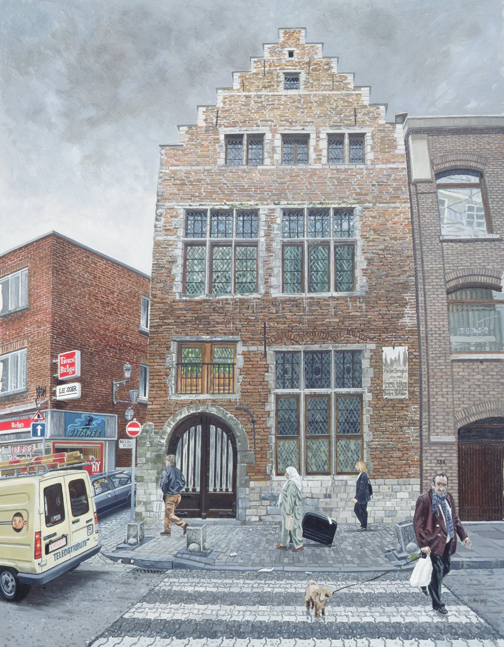 Pieter Brueghels hus i Bryssel, 1996 av Huw S. Parsons
