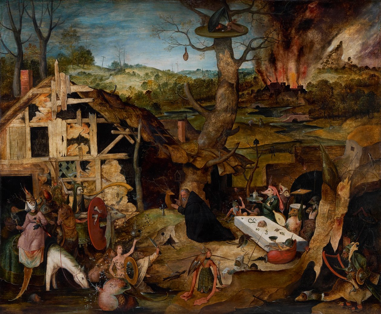 Sankt Antonius frestelse, 1577. av Huys