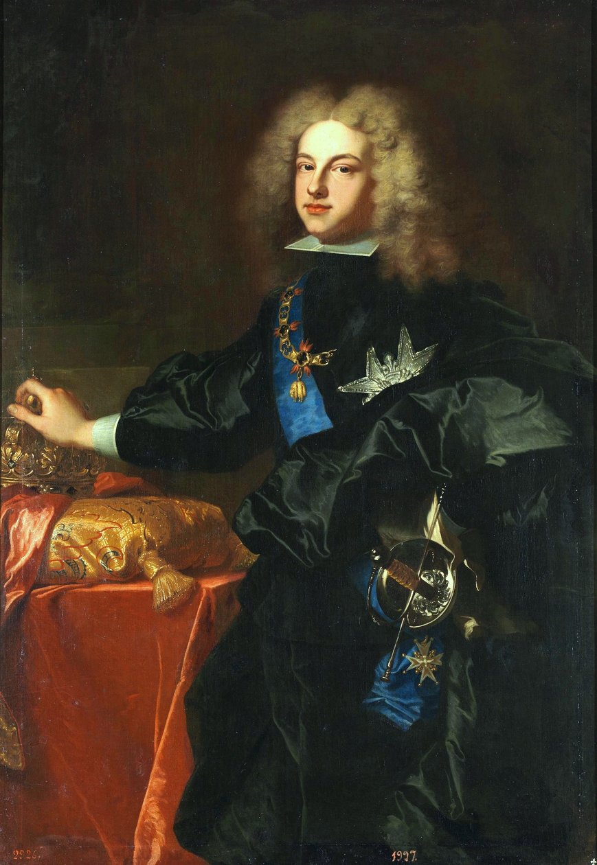 Felipe V de España av Hyacinthe Francois Rigaud