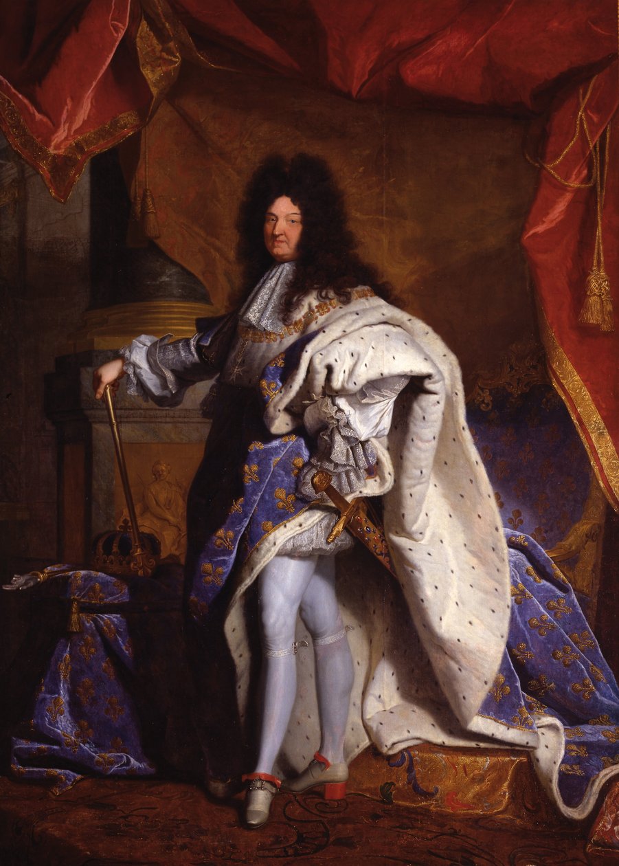 Ludvig XIV, kung av Frankrike (1638-1715) av Hyacinthe Francois Rigaud