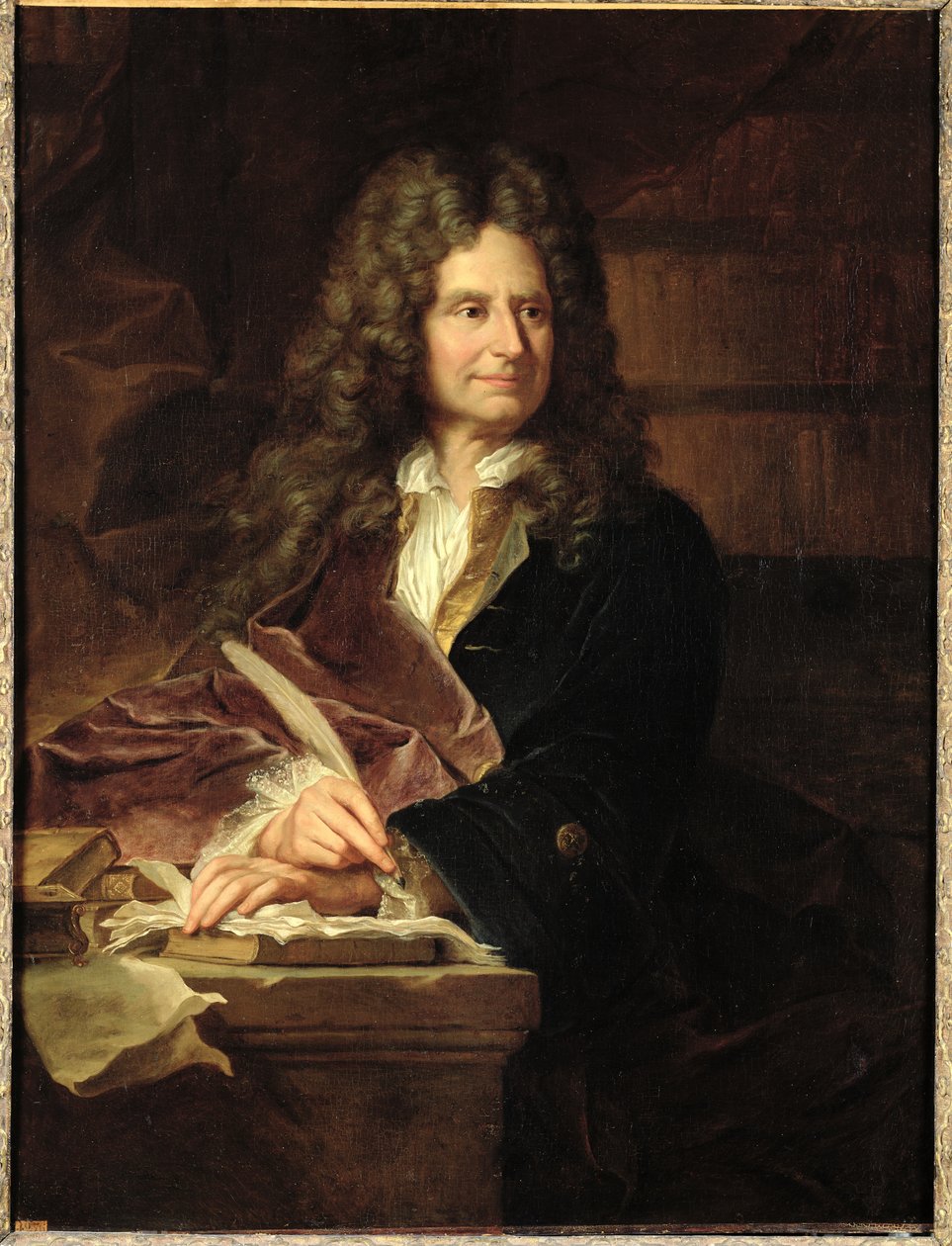 Nicolas Boileau (1636-1711) efter 1704 av Hyacinthe Francois Rigaud