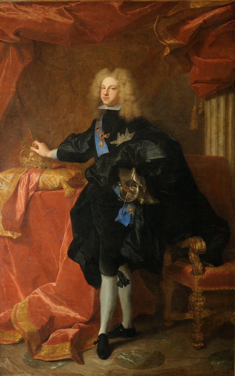 Philippe V, kung av Spanien (1683-1746) av Hyacinthe Francois Rigaud