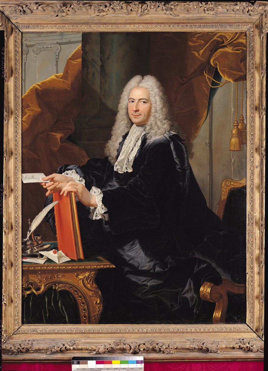Porträtt av Philibert Orry (1689-1747) av Hyacinthe Francois Rigaud