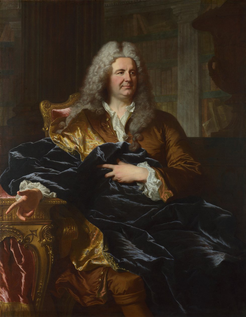 Porträtt av Antoine Paris, 1724 av Hyacinthe Francois Rigaud