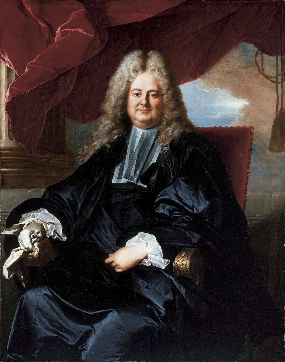 Porträtt av Barthélémy Jean-Claude Pupil av Hyacinthe Francois Rigaud