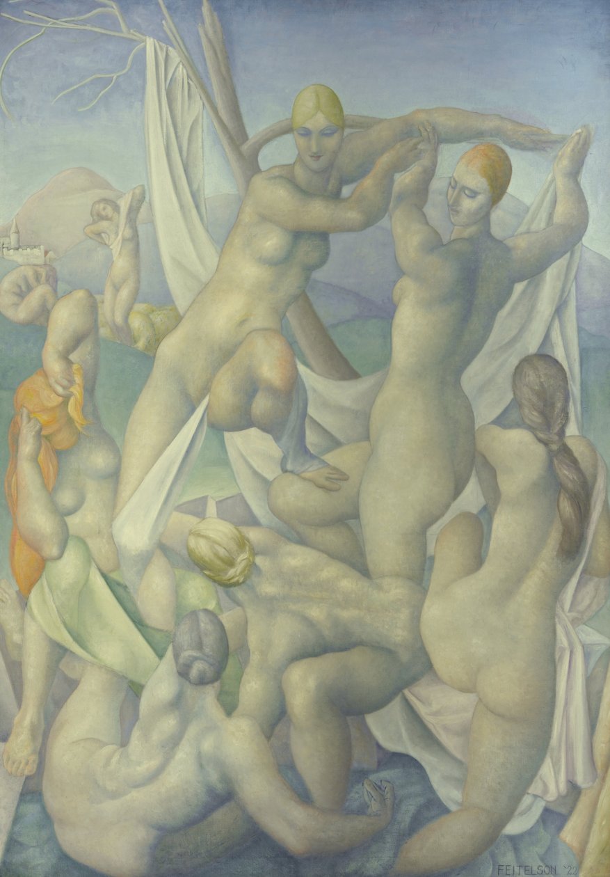 Diana vid badet av I. Lorser Feitelson