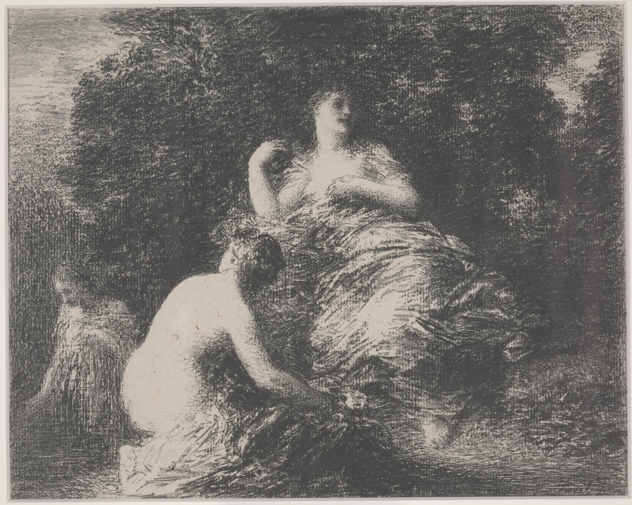 Badgästerna av Ignace Henri Jean Fantin Latour