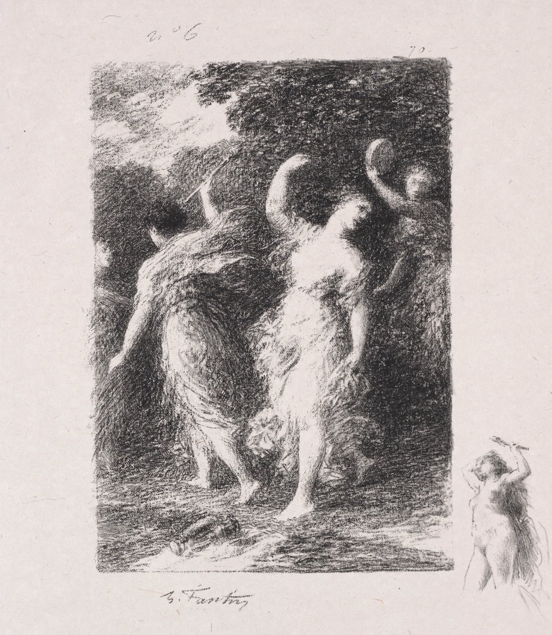 Bacchus. av Ignace Henri Jean Fantin Latour