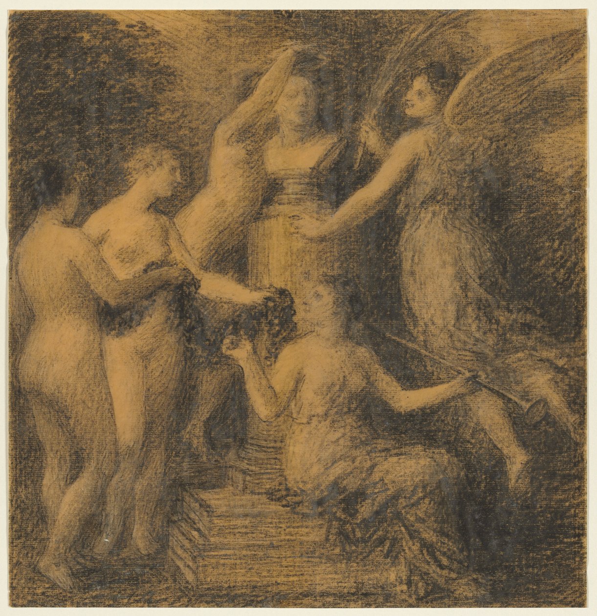 Homage till Rossini, 1902. av Ignace Henri Jean Fantin Latour