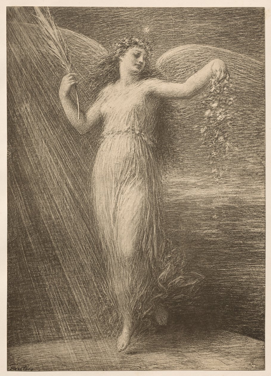Odödlighet, 1898. av Ignace Henri Jean Fantin Latour
