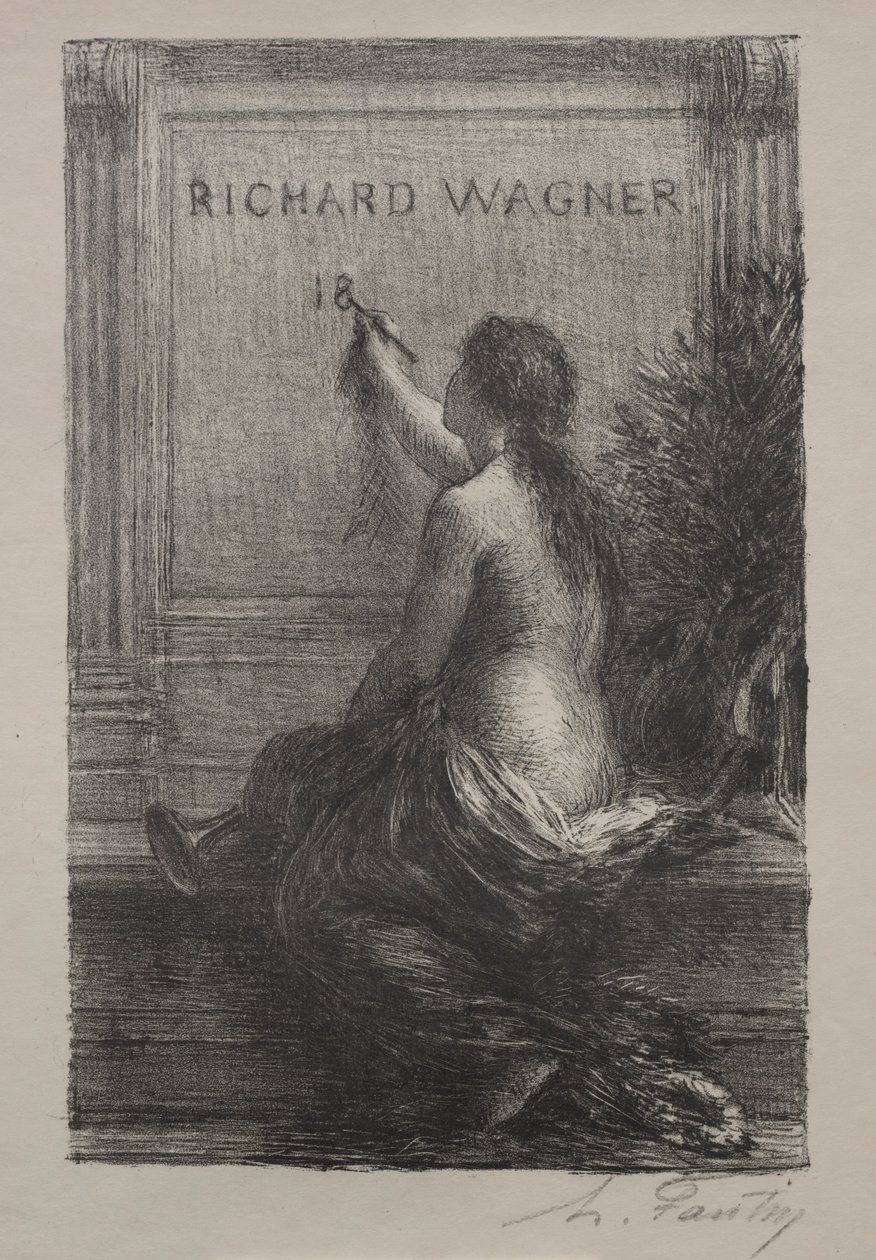 Odödlighet, 1886. av Ignace Henri Jean Fantin Latour