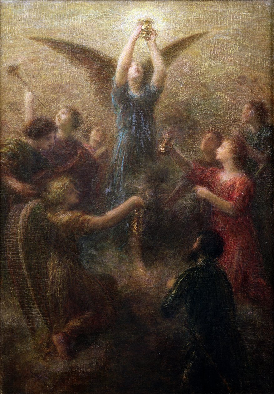 Lohengrin av Ignace Henri Jean Fantin Latour