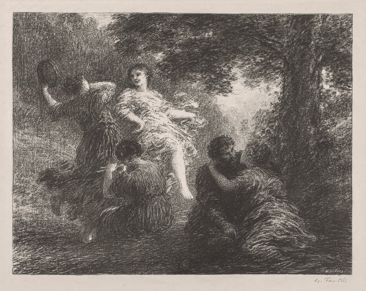 Pastoral. av Ignace Henri Jean Fantin Latour