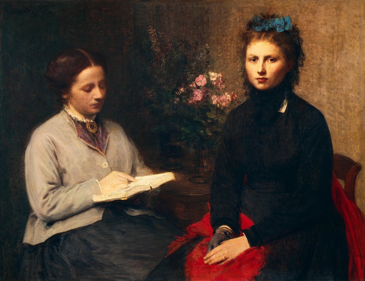 Läsning av Ignace Henri Jean Fantin Latour