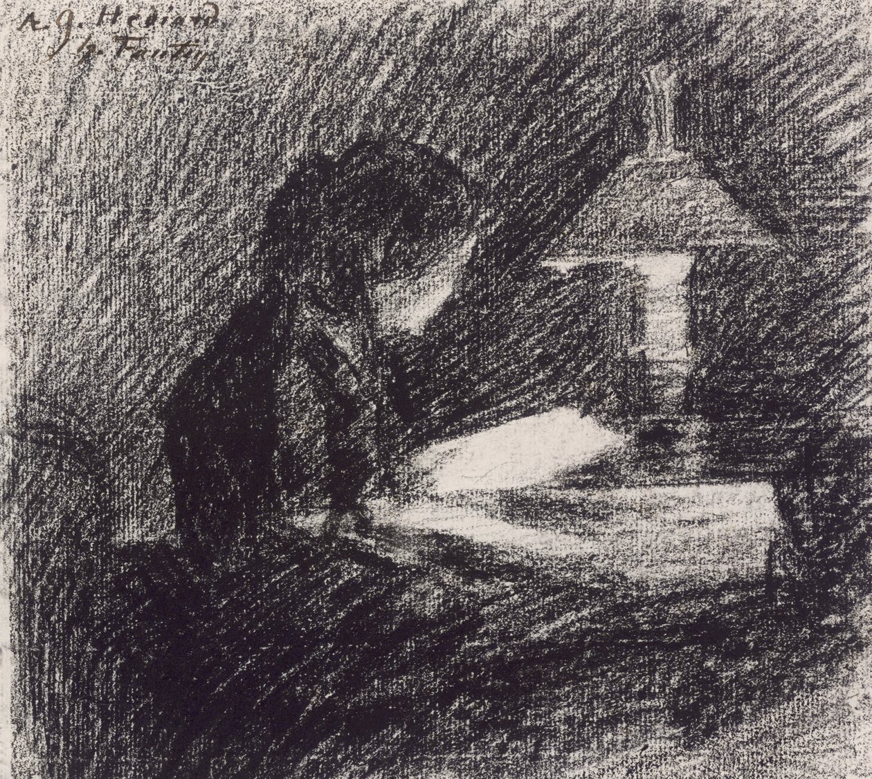 Läsning av Ignace Henri Jean Fantin Latour