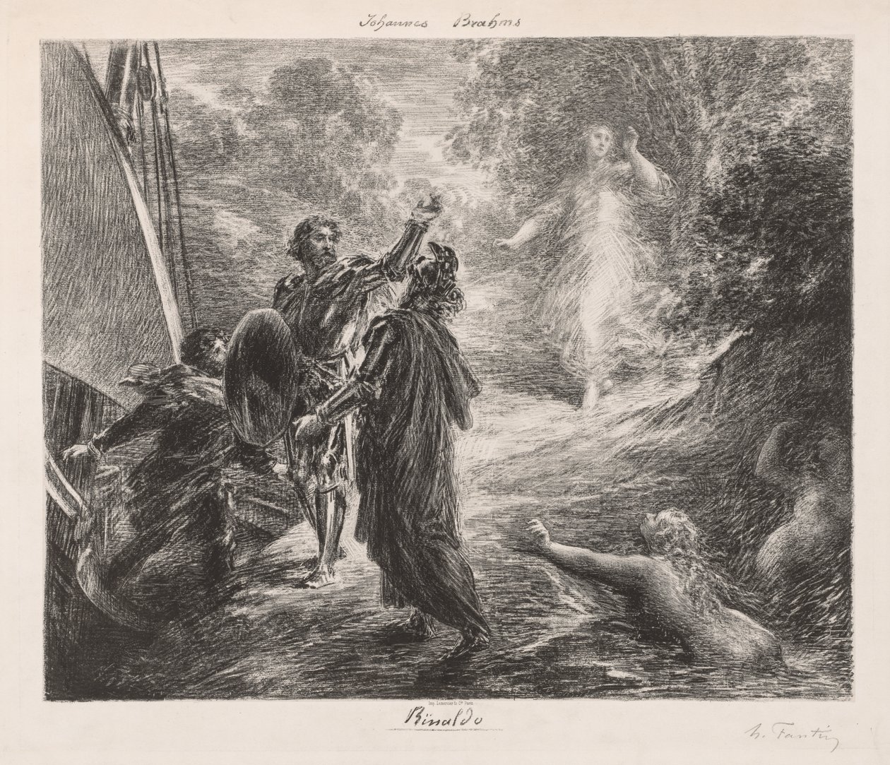 Rinaldo, 1878. av Ignace Henri Jean Fantin Latour