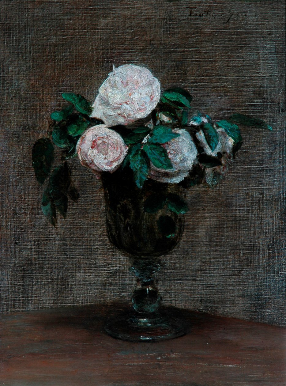 Study of Roses, 1872 av Ignace Henri Jean Fantin Latour