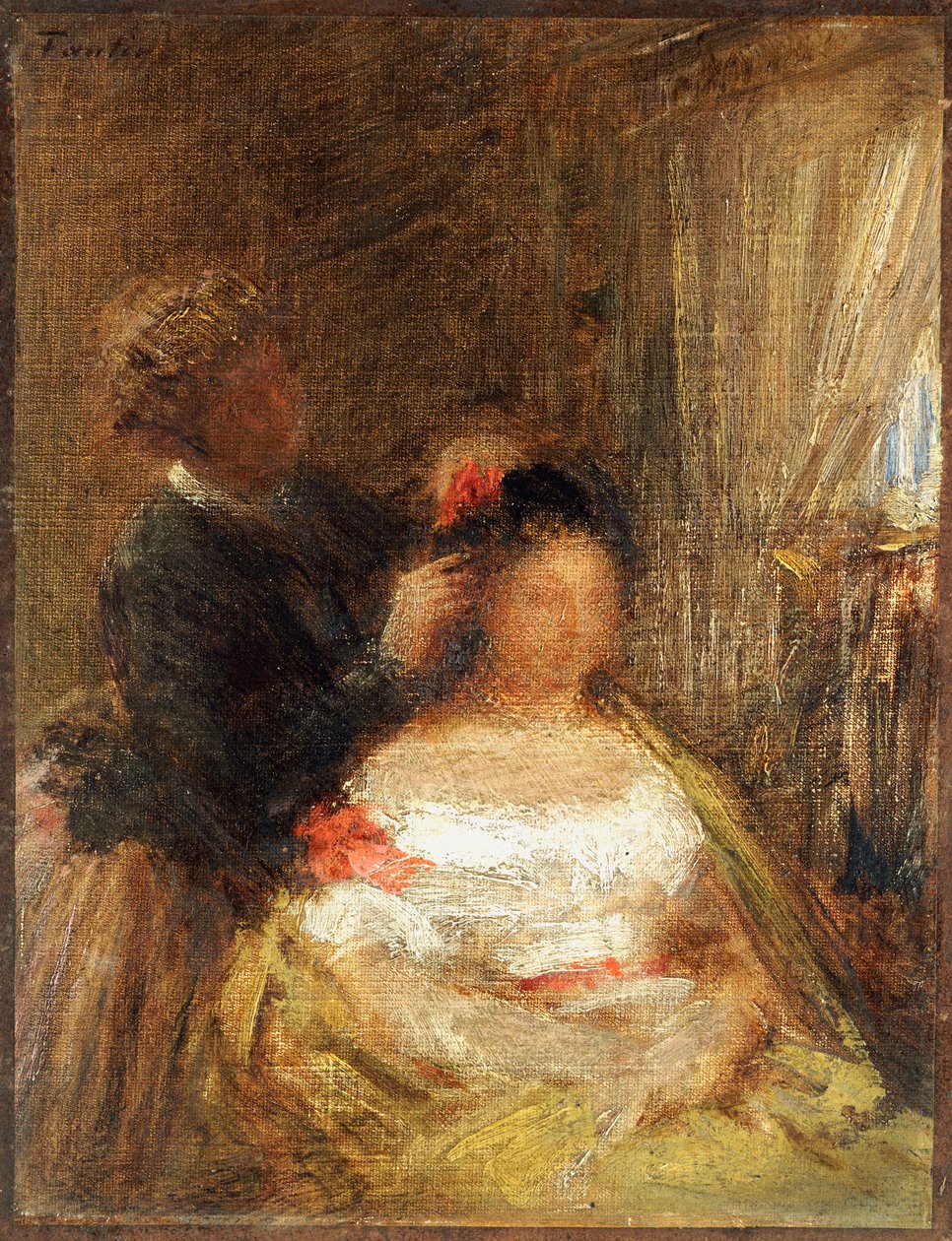 Frisören av Ignace Henri Jean Fantin Latour